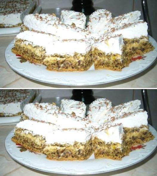 Prăjitura delicioasă cu cremă și nuci: Rețeta secretă din caietul bunicii