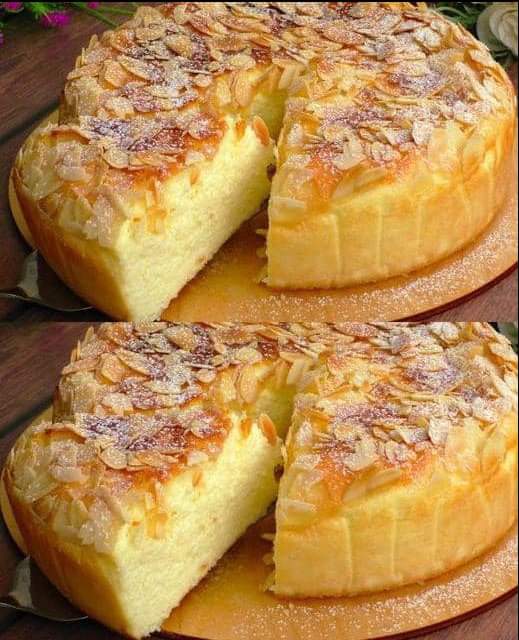 Nu frămânți nimic: Prăjitură delicioasă cu brânză de vaci – Pufoasă, aromată și foarte gustoasă