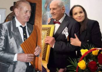 Intre ei e o diferență de vârstă de 44 de ani, însă maestrul își divinizează soția: „Dacă nu ar fi fost ea, eu nu ajungem azi la 80 de ani. Ea este o misionară alături de Gheorghe Zamfir.