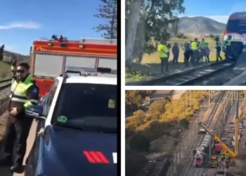 Un nou accident feroviar zguduie Spania! Coliziune între un tren și o macara. Pasageri răniți