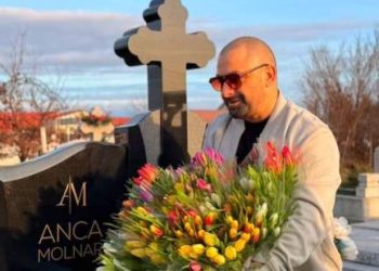Claudiu Molnar nu și-a uitat marea iubire. Ce a făcut la mormântul Ancăi, de Ziua Îndrăgostiților