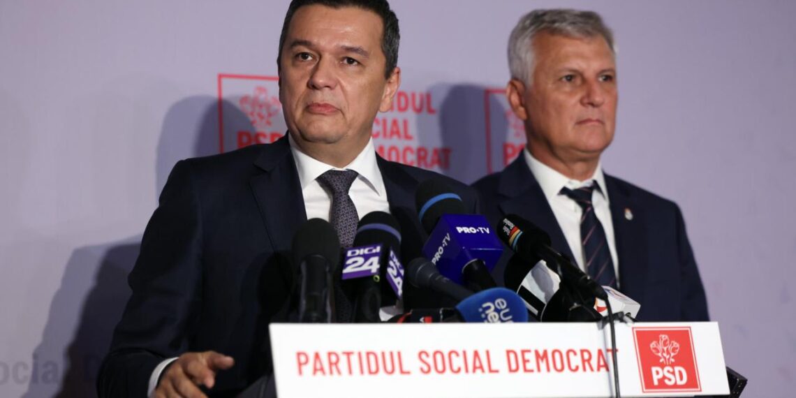 Sorin Grindeanu si Daniel Zamfir la Parlament 24.09.2025