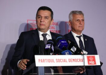 Sorin Grindeanu si Daniel Zamfir la Parlament 24.09.2025