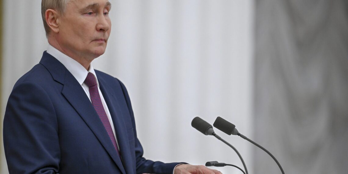 Russian,President,Vladimir,Putin,Made,Statements,At,A,Joint,Press