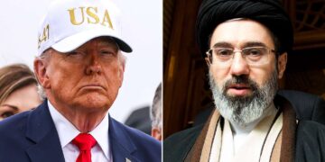 Donald Trump during a dignified transfer at Dover Air Force Base Mojtaba Khamenei 030926 44da625847574d6c80fa09dd84be2880