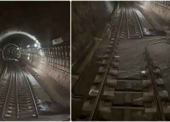 O porțiune de tunel de pe Magistrala 4 a metroului s-a prăbușit. Circulația trenurilor, suspendată pentru…