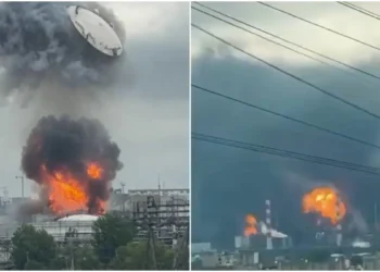 ALERTĂ de proporții după ce o dronă a lovit rafinăria din…