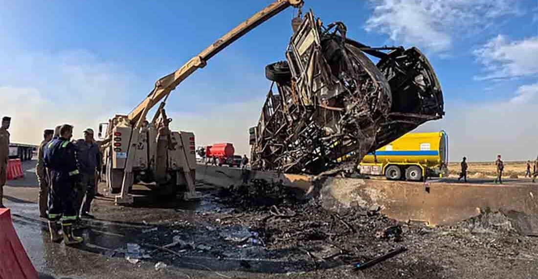Iraq bus crash