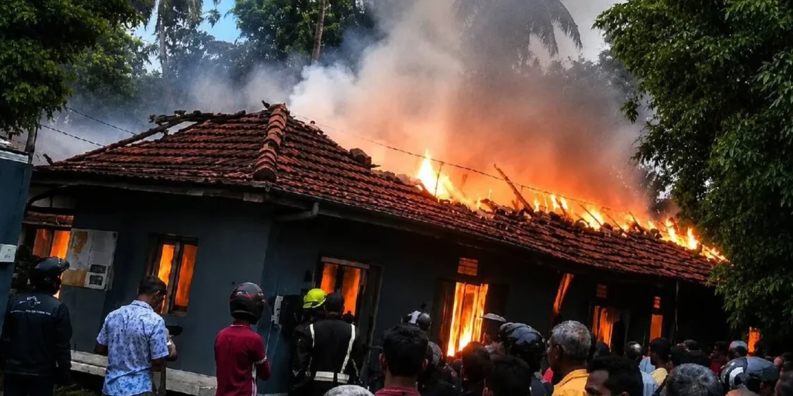 Sri lanka incendiu HOKKQ
