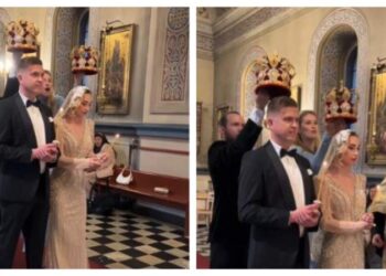 Incident bizar! Biserica în care avea loc ceremonia unei nunți a fost lovită de fulger