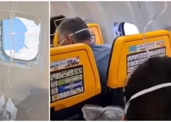 Geamul unui avion Ryanair s-a spart în timpul zborului. Un pasager a fost…
